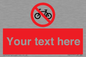 PV5117: Custom No Cycling Sign