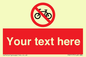 PV5117: Custom No Cycling Sign