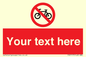 PV5117: Custom No Cycling Sign
