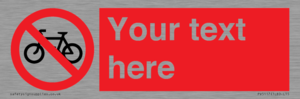 PV5117: Custom No Cycling Sign