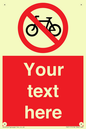 PV5117: Custom No Cycling Sign