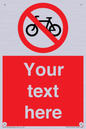 PV5117: Custom No Cycling Sign