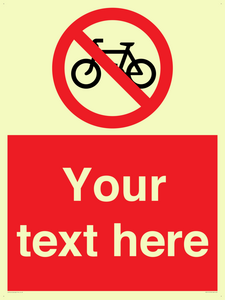 PV5117: Custom No Cycling Sign