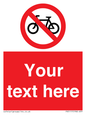 PV5117: Custom No Cycling Sign