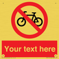 PV5117: Custom No Cycling Sign