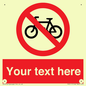 PV5117: Custom No Cycling Sign