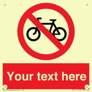 PV5117: Custom No Cycling Sign