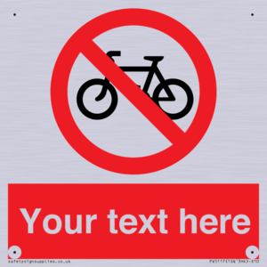 PV5117: Custom No Cycling Sign