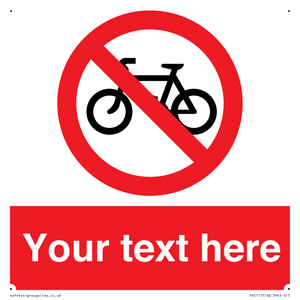PV5117: Custom No Cycling Sign
