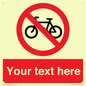 PV5117: Custom No Cycling Sign