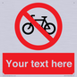 PV5117: Custom No Cycling Sign