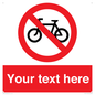 PV5117: Custom No Cycling Sign