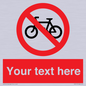 PV5117: Custom No Cycling Sign
