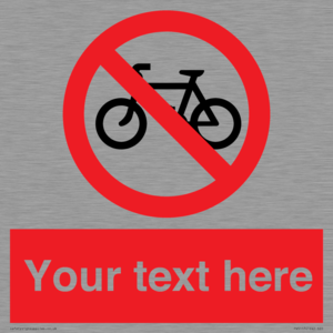 PV5117: Custom No Cycling Sign