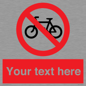PV5117: Custom No Cycling Sign