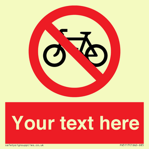 PV5117: Custom No Cycling Sign
