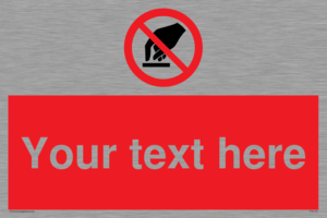 PV5119: Custom Do Not Touch Sign