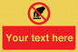 PV5119: Custom Do Not Touch Sign