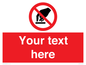 PV5119: Custom Do Not Touch Sign