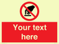 PV5119: Custom Do Not Touch Sign