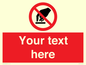 PV5119: Custom Do Not Touch Sign