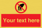 PV5119: Custom Do Not Touch Sign