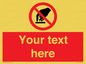 PV5119: Custom Do Not Touch Sign