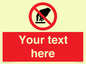 PV5119: Custom Do Not Touch Sign
