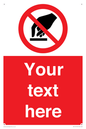 PV5119: Custom Do Not Touch Sign