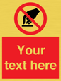 PV5119: Custom Do Not Touch Sign