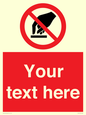 PV5119: Custom Do Not Touch Sign