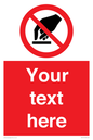 PV5119: Custom Do Not Touch Sign