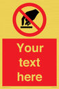 PV5119: Custom Do Not Touch Sign