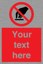 PV5119: Custom Do Not Touch Sign