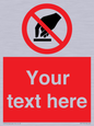 PV5119: Custom Do Not Touch Sign