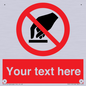 PV5119: Custom Do Not Touch Sign