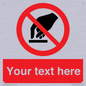 PV5119: Custom Do Not Touch Sign