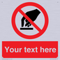 PV5119: Custom Do Not Touch Sign