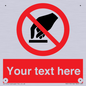 PV5119: Custom Do Not Touch Sign