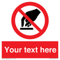 PV5119: Custom Do Not Touch Sign