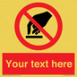 PV5119: Custom Do Not Touch Sign