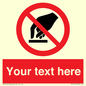 PV5119: Custom Do Not Touch Sign