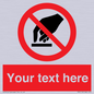 PV5119: Custom Do Not Touch Sign