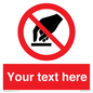 PV5119: Custom Do Not Touch Sign