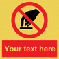 PV5119: Custom Do Not Touch Sign