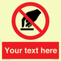 PV5119: Custom Do Not Touch Sign
