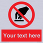 PV5119: Custom Do Not Touch Sign