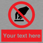 PV5119: Custom Do Not Touch Sign
