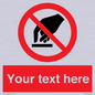 PV5119: Custom Do Not Touch Sign
