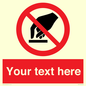 PV5119: Custom Do Not Touch Sign